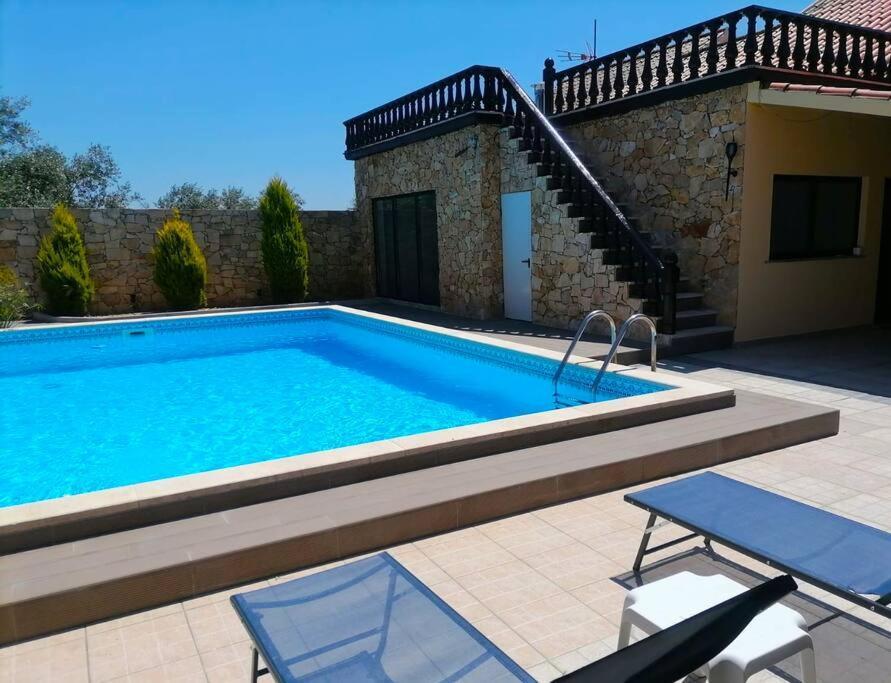 Private Pool & House - Serenity Villa 安奇奥 外观 照片